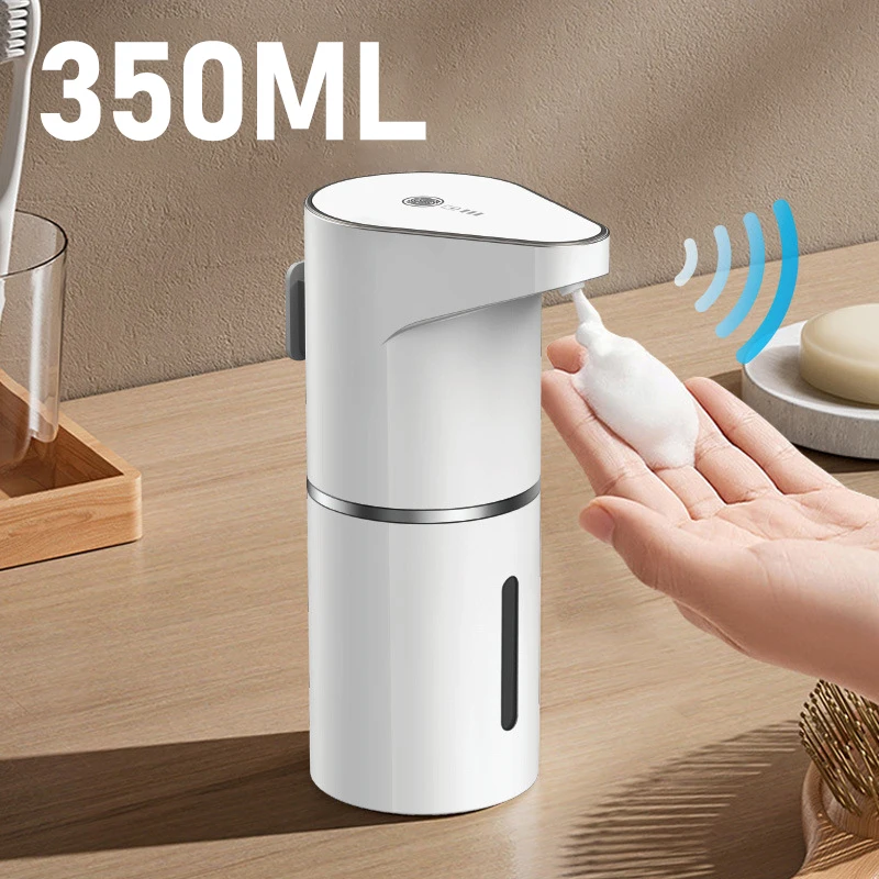 Интеллектуальный сенсорный дозатор мыла 350 мл, бесконтактный настенный держатель для ручной стиральной машины, перезаряжаемый автоматический дозатор пены для дома 
Интеллектуальный сенсорный дозатор мыла 350 мл, бесконтактный настенный держатель для ручной стиральной машины, перезаряжаемый автоматический дозатор пены для дома