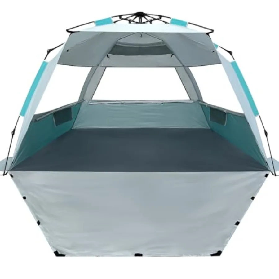 Deluxe Pop Up Beach Tent Sun Shade Shelter for 3-4/5-6 Person UV Protection Extendable Floor with 3 Ventilating Windows Plus Ca
Deluxe Pop Up Beach Tent Sun Shade Shelter for 3-4/5-6 Person UV Protection Extendable Floor with 3 Ventilating Windows Plus Ca