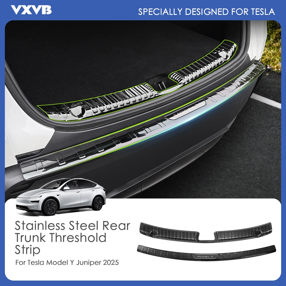 Stainless Steel Rear Trunk Sill Plate For Tesla Model Y Juniper 2025 Car Protector Threshold Bumper Strip Prevent Scratching
Stainless Steel Rear Trunk Sill Plate For Tesla Model Y Juniper 2025 Car Protector Threshold Bumper Strip Prevent Scratching