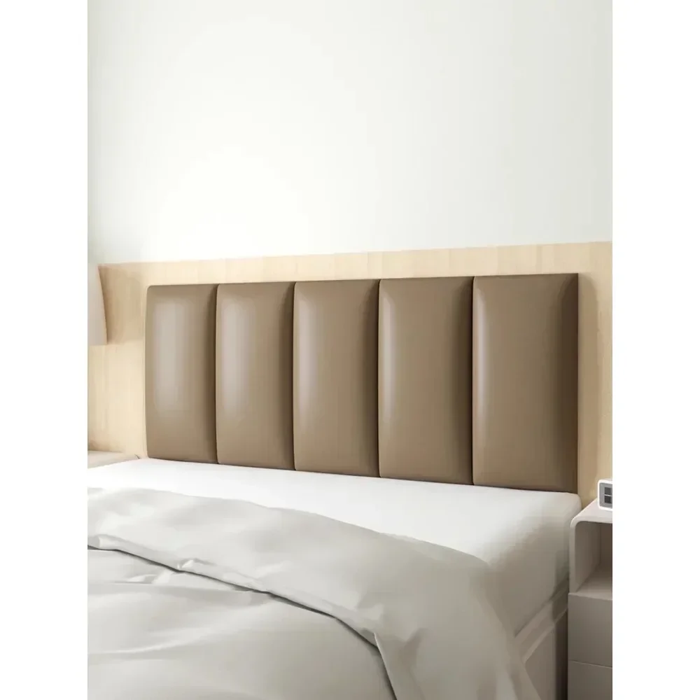 New Anti-collision Cushion Wall Panel Self-adhesive Bed Headboard Leather Hotel Backrest Bedroom Furniture cabecero cama 150
New Anti-collision Cushion Wall Panel Self-adhesive Bed Headboard Leather Hotel Backrest Bedroom Furniture cabecero cama 150
