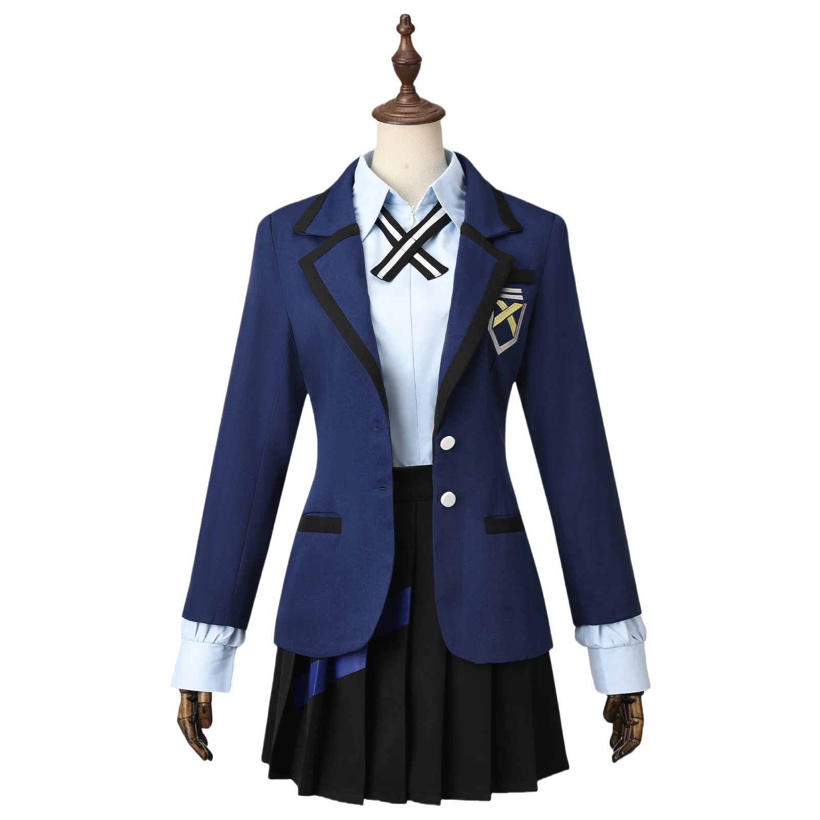 Anime Gundan Nyaan Amate Yuzuriha Cosplay Costume Wigs JK School Uniform Dress For Girls Woman Halloween Party Outfits 
Anime Gundan Nyaan Amate Yuzuriha Cosplay Costume Wigs JK School Uniform Dress For Girls Woman Halloween Party Outfits