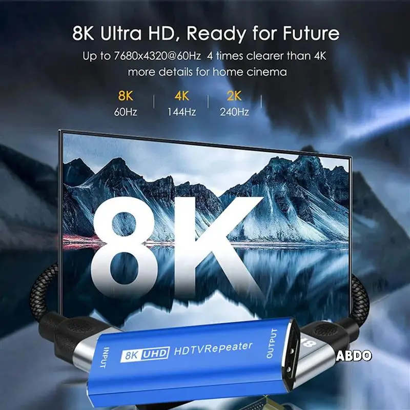 2X 8K HD ТВ повторитель усилитель сигнала 30 м адаптер «мама-мама» 4K 60 Гц 2,1 кабельный удлинитель разъем A
2X 8K HD ТВ повторитель усилитель сигнала 30 м адаптер «мама-мама» 4K 60 Гц 2,1 кабельный удлинитель разъем A