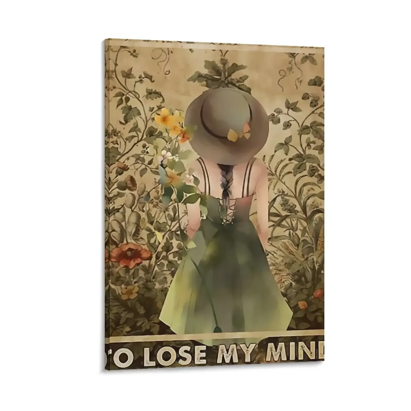 INTO THE GARDEN I GO Canvas Painting wall frame for living room posters for wall home decor 
INTO THE GARDEN I GO Canvas Painting wall frame for living room posters for wall home decor