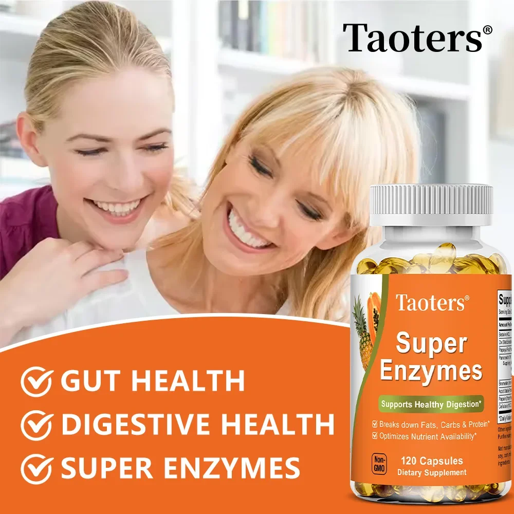 Super Enzymes-with Bromelain,Ox Bile,Pancreatin and Papain To Support Digestive,Intestinal Health,Promote Nutrient Absorption
Super Enzymes-with Bromelain,Ox Bile,Pancreatin and Papain To Support Digestive,Intestinal Health,Promote Nutrient Absorption