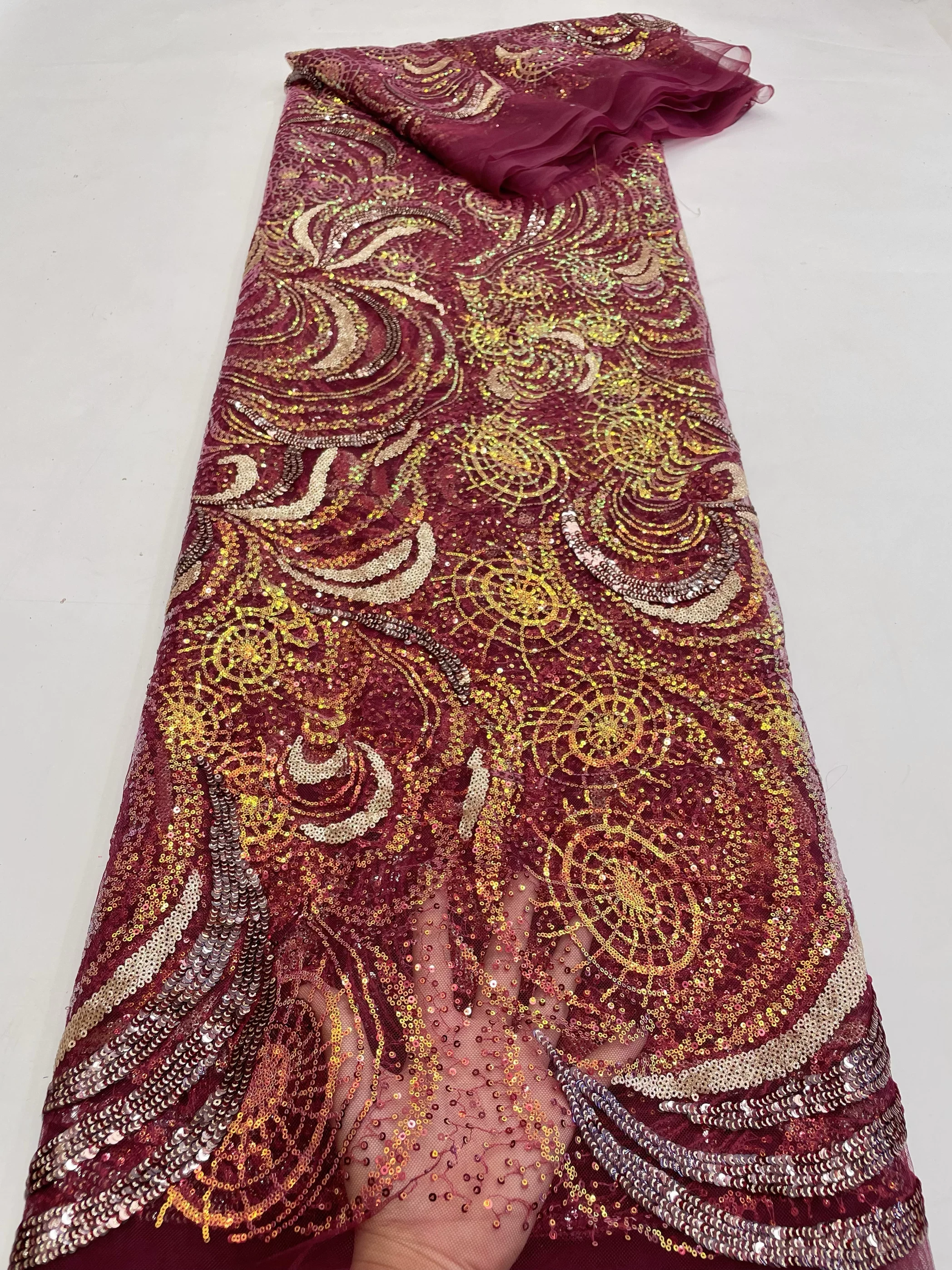 1yard soft mesh fabric Multi colored sequin embroidery telas Wedding Dress cheongsam fabrics for clothing
1yard soft mesh fabric Multi colored sequin embroidery telas Wedding Dress cheongsam fabrics for clothing