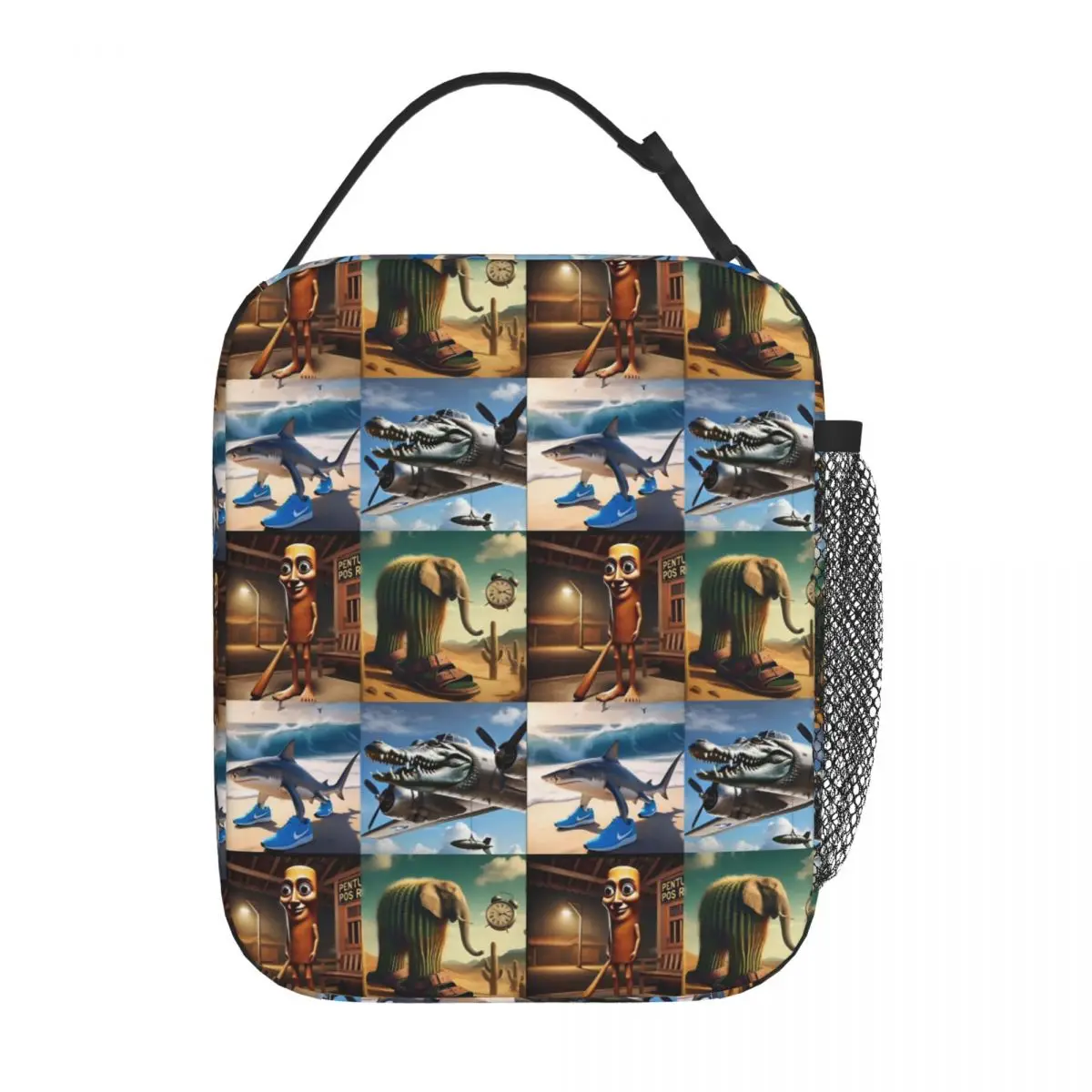 Originale Italian Brainrot Insulated Lunch Bag Thermal Bag Reusable Large Tote Lunch Box Food Bag Beach Travel
Originale Italian Brainrot Insulated Lunch Bag Thermal Bag Reusable Large Tote Lunch Box Food Bag Beach Travel