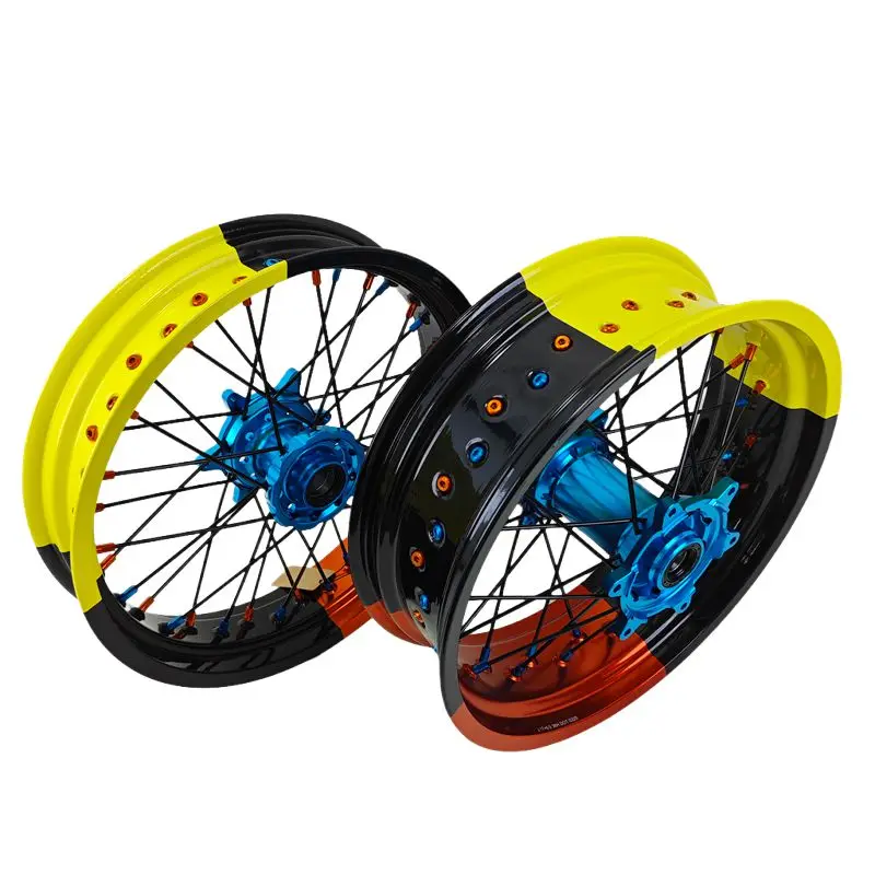 Комплект колес Fit Ultra Bee 17*3.5 17*5.0 для электромотоциклов и мотокросса
Комплект колес Fit Ultra Bee 17*3.5 17*5.0 для электромотоциклов и мотокросса