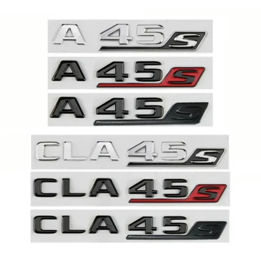 3D ABS Car Logo CLA45S A45S Emblem Letters Sticker Rear Trunk Nameplate Badge for W176 W177 4MATIC W117 X117 C117
3D ABS Car Logo CLA45S A45S Emblem Letters Sticker Rear Trunk Nameplate Badge for W176 W177 4MATIC W117 X117 C117