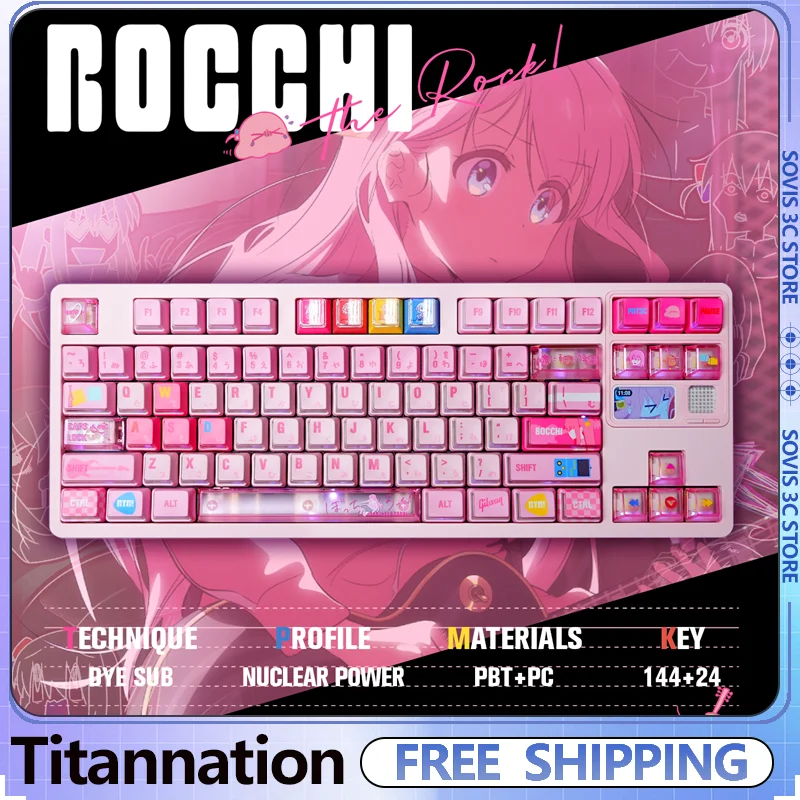 Бокки Скала! Колпачки для клавиш с вишневым профилем, аниме Pbt + ПК, прозрачные колпачки для ключей на заказ, аксессуары для механической клавиатуры «сделай сам», подарок
Бокки Скала! Колпачки для клавиш с вишневым профилем, аниме Pbt + ПК, прозрачные колпачки для ключей на заказ, аксессуары для механической клавиатуры «сделай сам», подарок