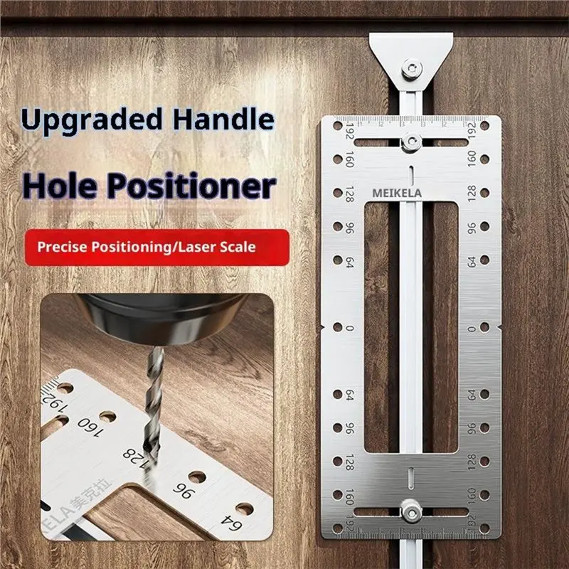 A19F-Adjustable Stainless Steel Hole Locator For Door Knob Installation Drilling Positioner Boring Tool
A19F-Adjustable Stainless Steel Hole Locator For Door Knob Installation Drilling Positioner Boring Tool