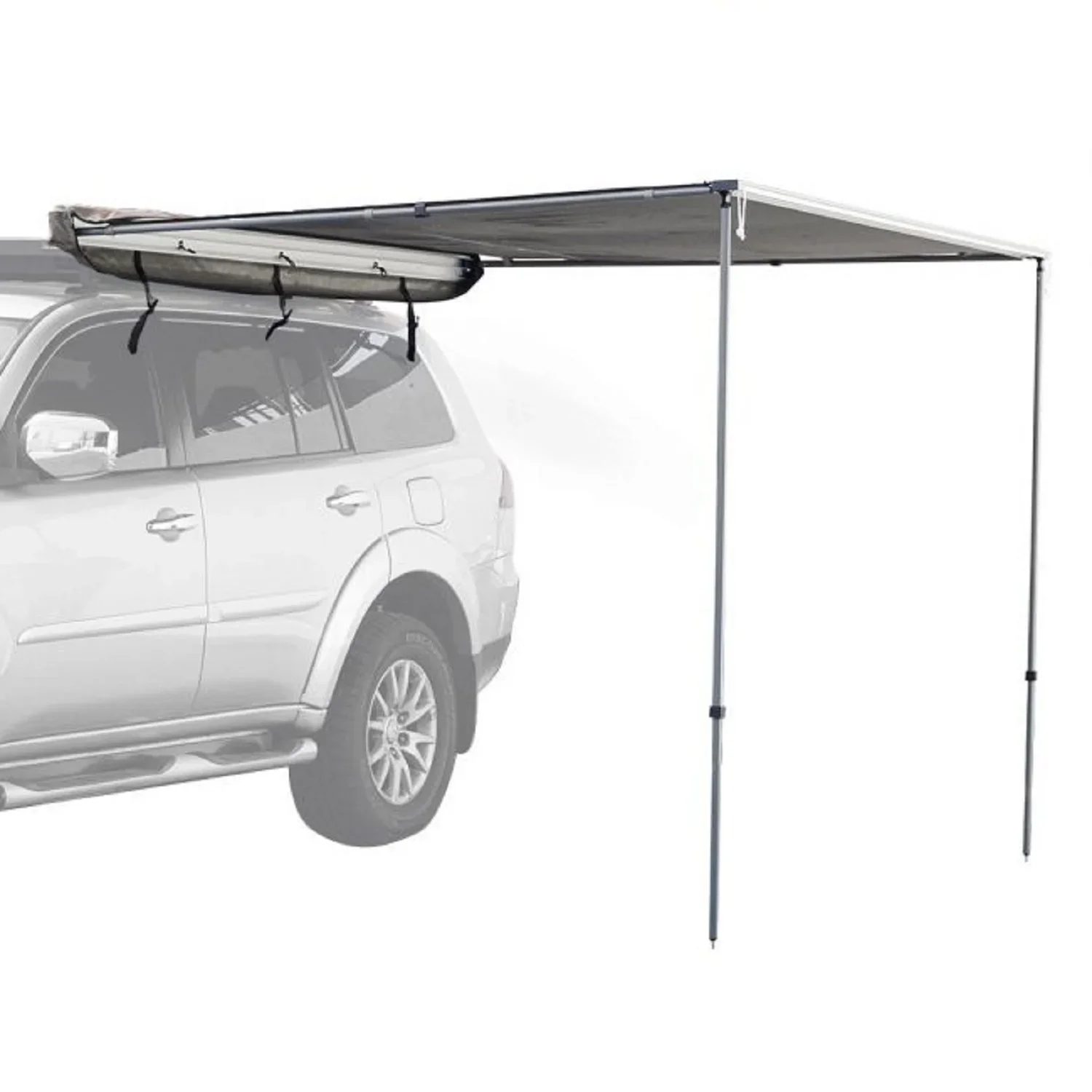 Shelter for Easy-Out Awning Measures 2X2 out from the vehicle or Car Side with Camping Outdoor Usage Made in Aluminium
Shelter for Easy-Out Awning Measures 2X2 out from the vehicle or Car Side with Camping Outdoor Usage Made in Aluminium
