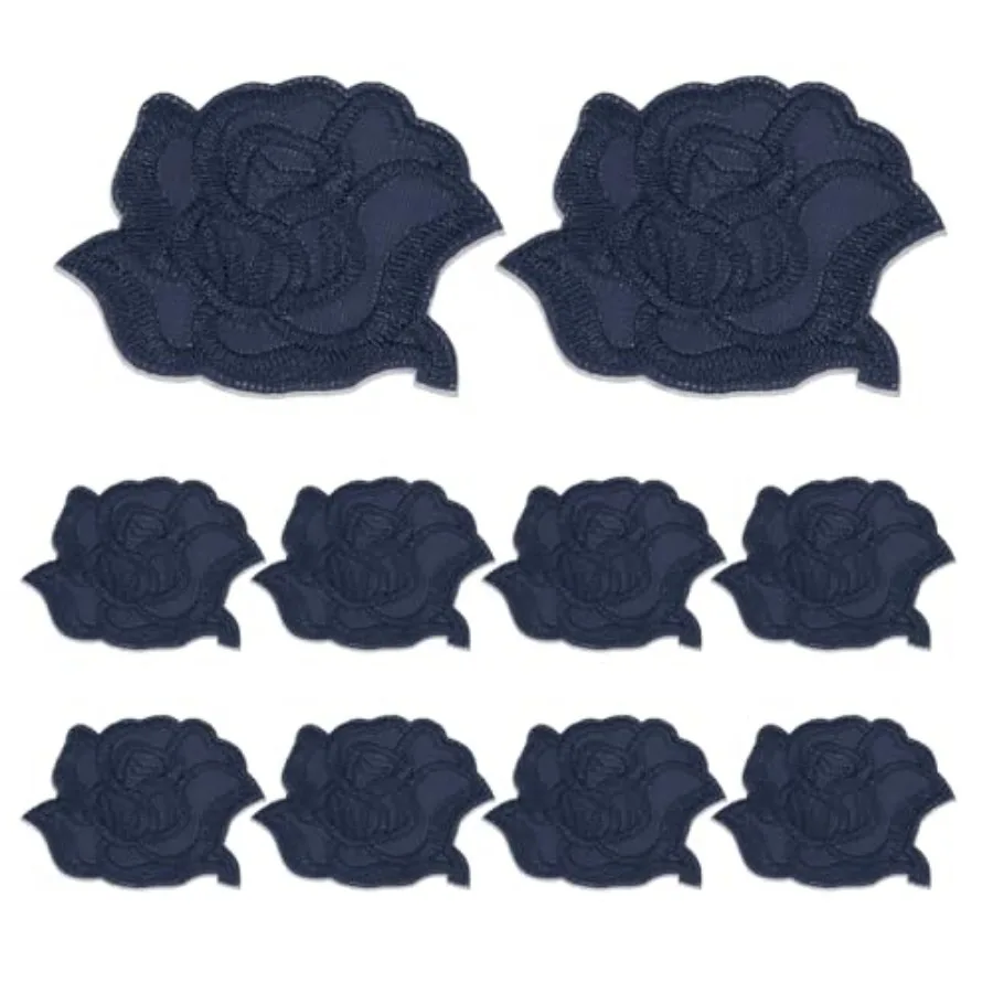 10 Pcs Self Adhesive Rose Flower Patches, 1.85 x 1.54 Inch Cute Flower Embroidered Applique Sew on Patch for Clothing Jackets B
10 Pcs Self Adhesive Rose Flower Patches, 1.85 x 1.54 Inch Cute Flower Embroidered Applique Sew on Patch for Clothing Jackets B