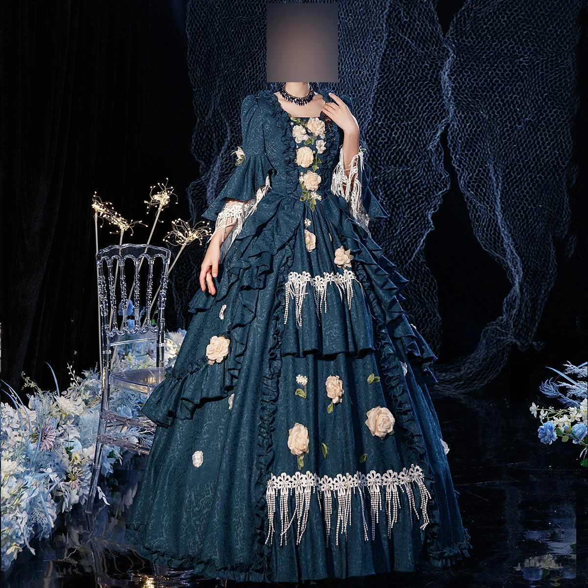GUXQD Ball Gown Marie Victorian Baroque Dresses Rococo Theater Cosplay Medieval Vintage Gowns Costume
GUXQD Ball Gown Marie Victorian Baroque Dresses Rococo Theater Cosplay Medieval Vintage Gowns Costume