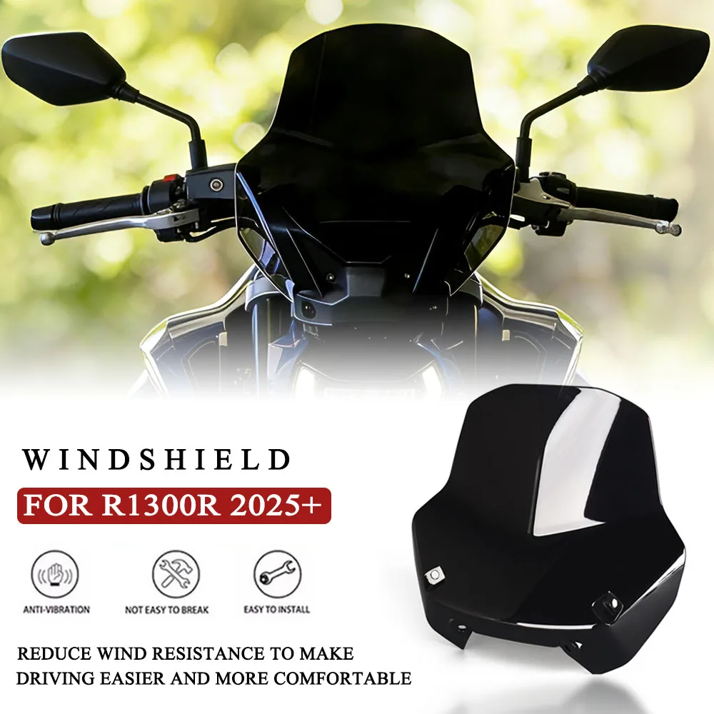New For BMW R 1300 R R1300R r1300r 2025 2026 Motorcycle Accessories Windshield Heightening Widening windscreen Wind Shield
New For BMW R 1300 R R1300R r1300r 2025 2026 Motorcycle Accessories Windshield Heightening Widening windscreen Wind Shield