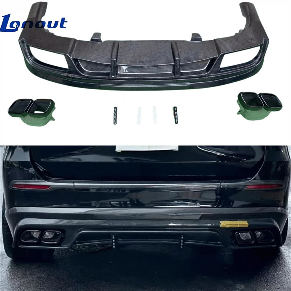 Rear Bumper Lip Kit for GLS Mb Modified LD Style Carbon Fiber Rear Diffuser Body Kit
Rear Bumper Lip Kit for GLS Mb Modified LD Style Carbon Fiber Rear Diffuser Body Kit