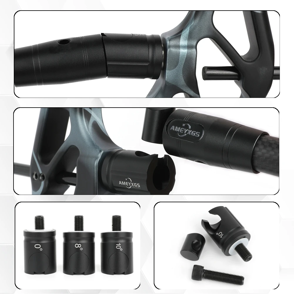 Archery Quick Disconnect 0/5/8/10° Adapter Mount Detach Balance Rod Stabilizer Compound Bow Hunting Shooting Target
Archery Quick Disconnect 0/5/8/10° Adapter Mount Detach Balance Rod Stabilizer Compound Bow Hunting Shooting Target