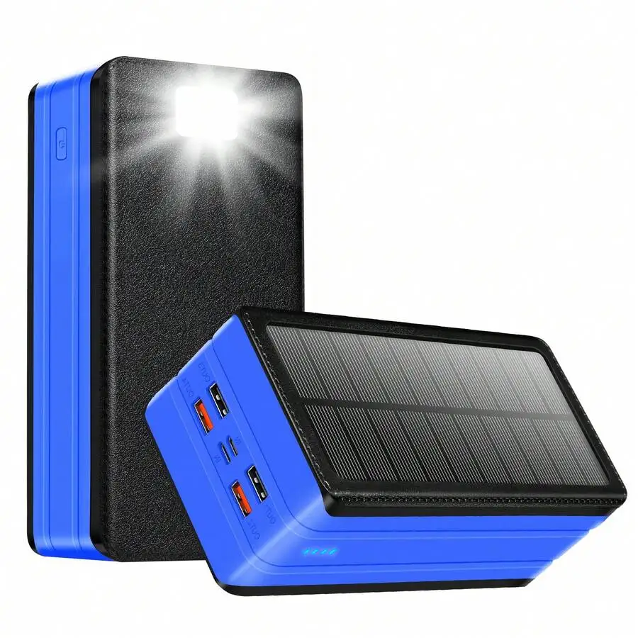 80000mAh Solar Power Bank With 5 USB Outputs 22.5W QC3.0 Type C Fast Charging Portable Charger For Smartphone Tablet Camping
80000mAh Solar Power Bank With 5 USB Outputs 22.5W QC3.0 Type C Fast Charging Portable Charger For Smartphone Tablet Camping