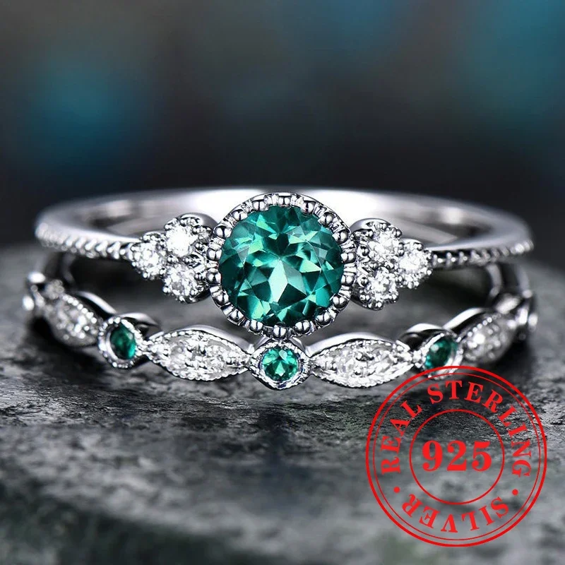 Huitan 925 пробы серебряные кольца, винтажные блестящие синие/зеленые двойные составные кольца, Коктейльные бриллиантовые кольца для женщин, ювелирные изделия
Huitan 925 пробы серебряные кольца, винтажные блестящие синие/зеленые двойные составные кольца, Коктейльные бриллиантовые кольца для женщин, ювелирные изделия