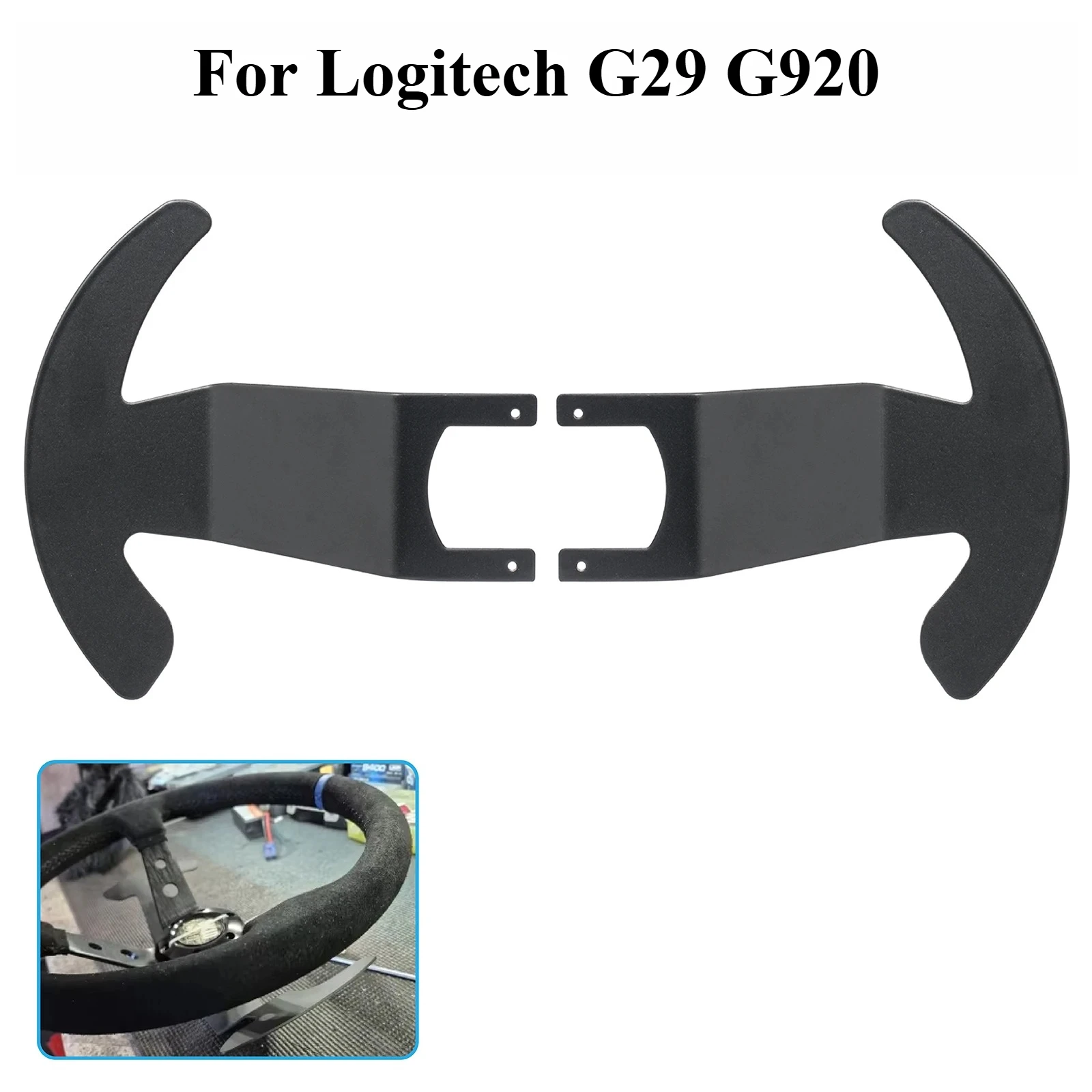 Racing Car Game Modified Paddle Shifters for Logitech G29 G920 for 14 Inch concave Steering Wheel Heavy Duty Paddle Shifters
Racing Car Game Modified Paddle Shifters for Logitech G29 G920 for 14 Inch concave Steering Wheel Heavy Duty Paddle Shifters