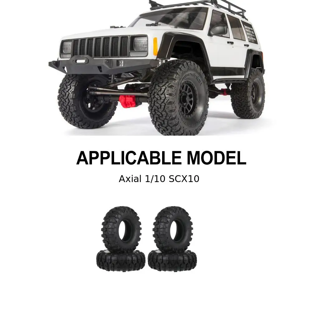 RCGOFOLLOW 1.9 Inch Crawler Wheel Tires 1/10 TT02 94122 94123 SCX10 90046 TRX4 RC Car Part RC Car Accessories Black
RCGOFOLLOW 1.9 Inch Crawler Wheel Tires 1/10 TT02 94122 94123 SCX10 90046 TRX4 RC Car Part RC Car Accessories Black