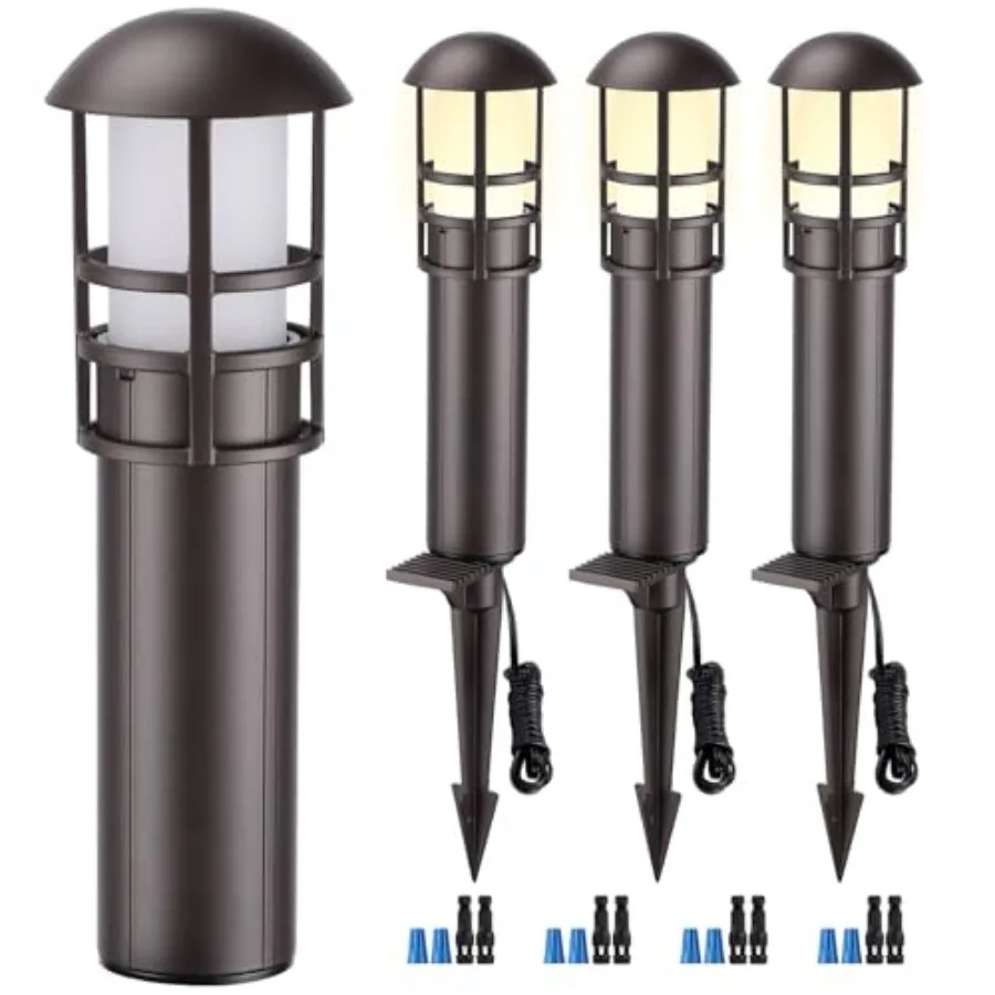 LED Low Voltage Landscape Pathway Lights 3W 12V AC/DC Path Lighting CRI90+ IP65 Waterproof ETL Listed Oil Rubbed Bronze Aluminu
LED Low Voltage Landscape Pathway Lights 3W 12V AC/DC Path Lighting CRI90+ IP65 Waterproof ETL Listed Oil Rubbed Bronze Aluminu