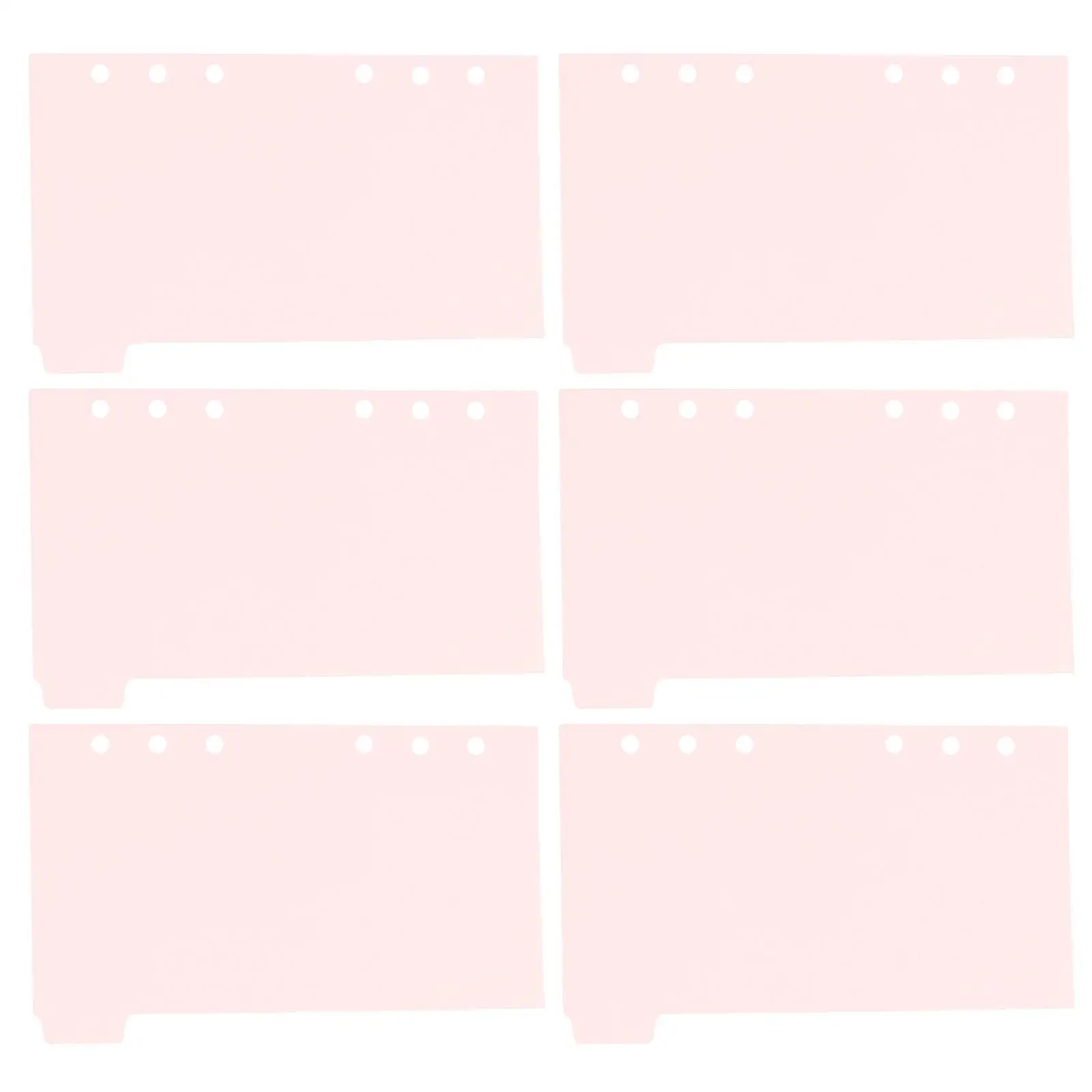 6 Sheets Index Page Separator Binder Dividers Tabs Adhesive Separators Pink Insert
6 Sheets Index Page Separator Binder Dividers Tabs Adhesive Separators Pink Insert