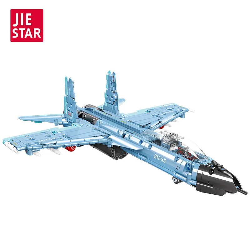 Decoration 58122 DIY Toy Aircraft for Older Children Su-35 Resilience Fighter Building Block Model Kit
Decoration 58122 DIY Toy Aircraft for Older Children Su-35 Resilience Fighter Building Block Model Kit