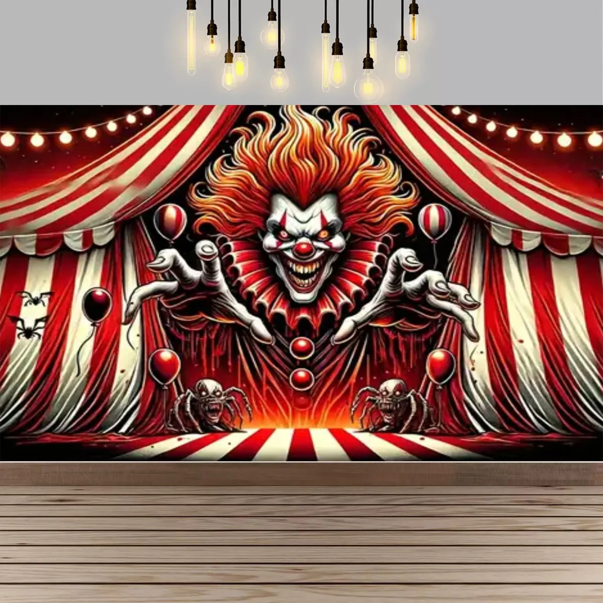 Halloween Joker Theme Party Decoration Backdrop Halloween Horror Joker Scene Party Cake Table Decor Banner Party Supplies
Halloween Joker Theme Party Decoration Backdrop Halloween Horror Joker Scene Party Cake Table Decor Banner Party Supplies