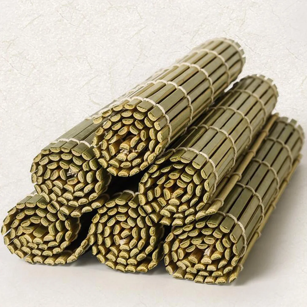 1Pcs Bamboo Sushi Making Pads Practical Easy Clean Storage Ideal for Home Professional Kitchen 27x27cm Sushi Rolling Mat
1Pcs Bamboo Sushi Making Pads Practical Easy Clean Storage Ideal for Home Professional Kitchen 27x27cm Sushi Rolling Mat