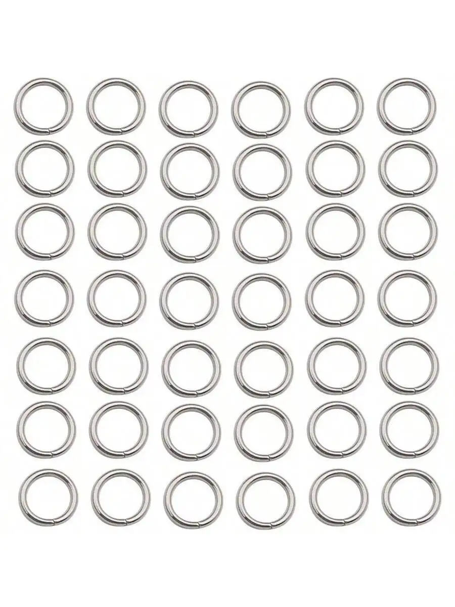 1000 Pcs Stainless Steel Split Jump Rings For Jewelry Making Bracelet Earrings Keychain 6mm
1000 Pcs Stainless Steel Split Jump Rings For Jewelry Making Bracelet Earrings Keychain 6mm