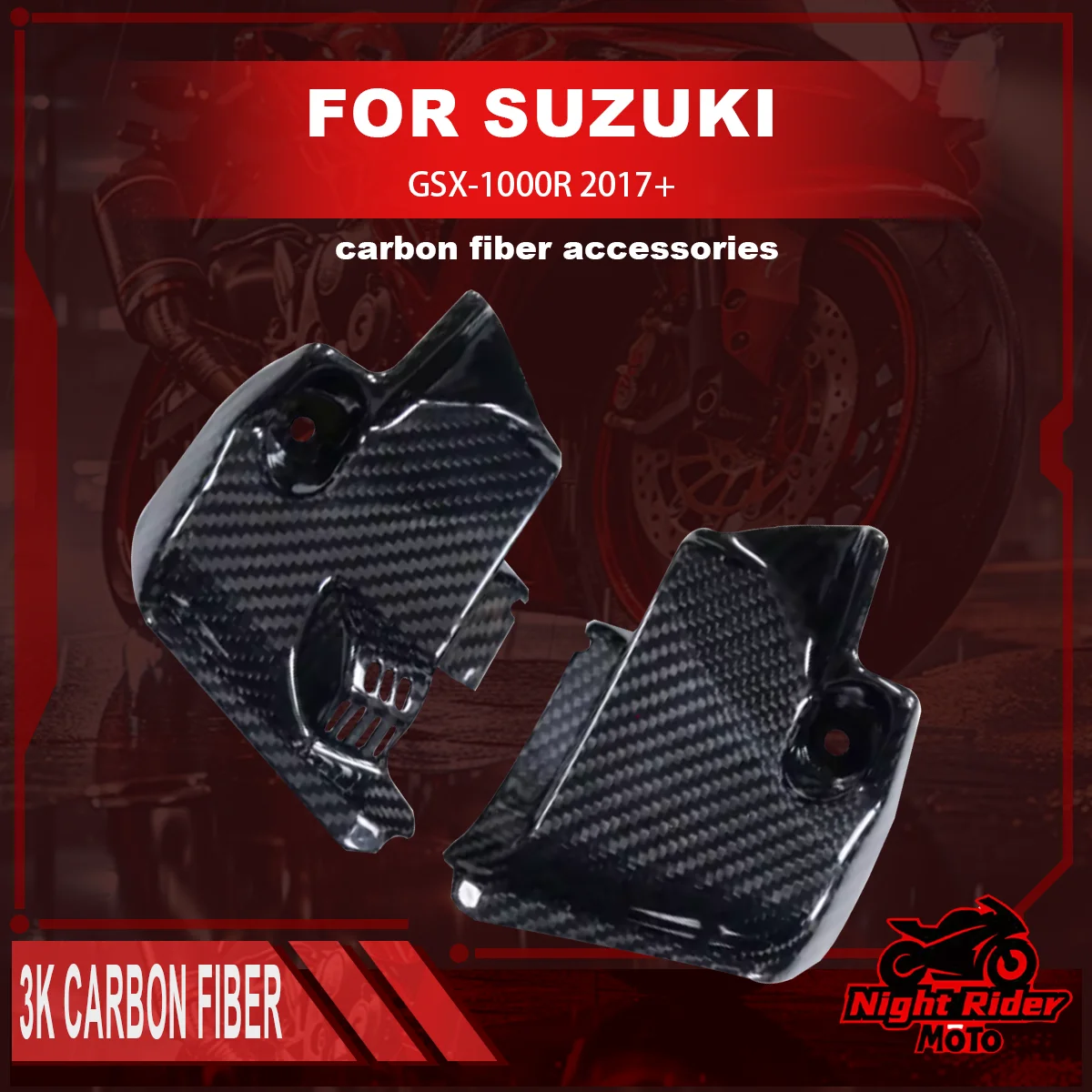 For Suzuki GSX-1000R 2017+ Motorcycle 100% Carbon Fiber Parts Motorcycle Accessories Dash Side Cover Panels Cowling
For Suzuki GSX-1000R 2017+ Motorcycle 100% Carbon Fiber Parts Motorcycle Accessories Dash Side Cover Panels Cowling