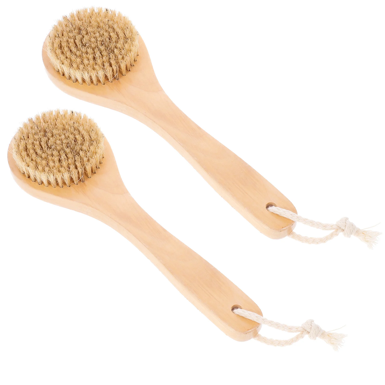 2pcs Natural Boar Bristle Bath Brush Light Brown Exfoliating Shower Scrubber For Body Massage Cleansing Tool Bathing Accessories
2pcs Natural Boar Bristle Bath Brush Light Brown Exfoliating Shower Scrubber For Body Massage Cleansing Tool Bathing Accessories