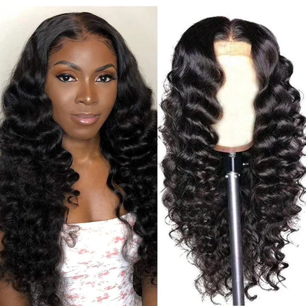 Human Hair Pre Plucked Loose Deep Wave Lace Front Wig 180% Density 4x4 Lace Front Wigs Loose Curly Wigs Human Hair
Human Hair Pre Plucked Loose Deep Wave Lace Front Wig 180% Density 4x4 Lace Front Wigs Loose Curly Wigs Human Hair