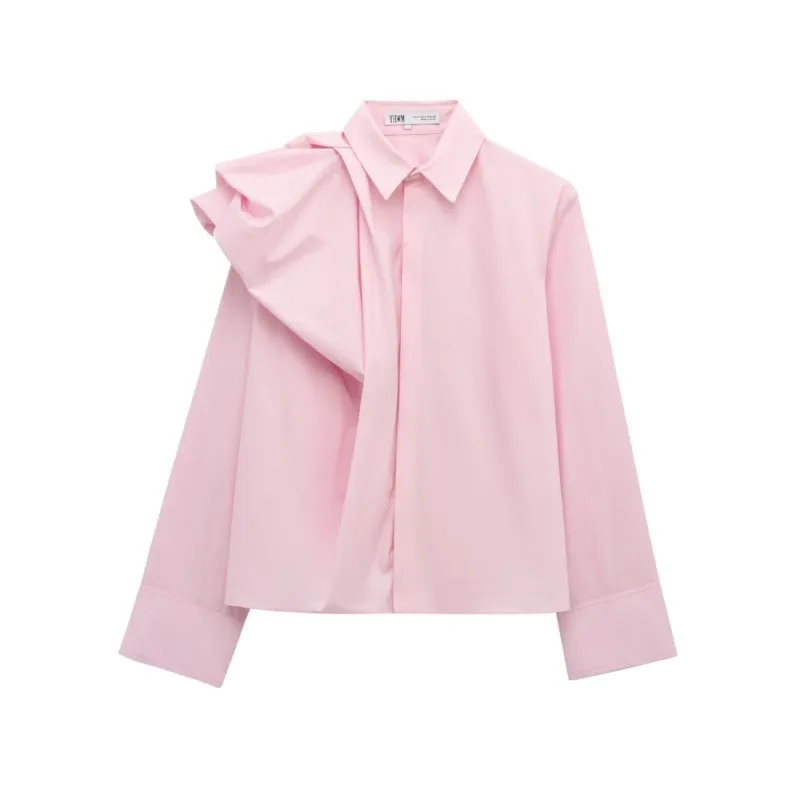 HipSeam Women 2025 Spring New Fashion Tongle Style Shoulder Fluffy Design Shirt Chic Buttons Long Sleeve Top Blouses Mujer
HipSeam Women 2025 Spring New Fashion Tongle Style Shoulder Fluffy Design Shirt Chic Buttons Long Sleeve Top Blouses Mujer