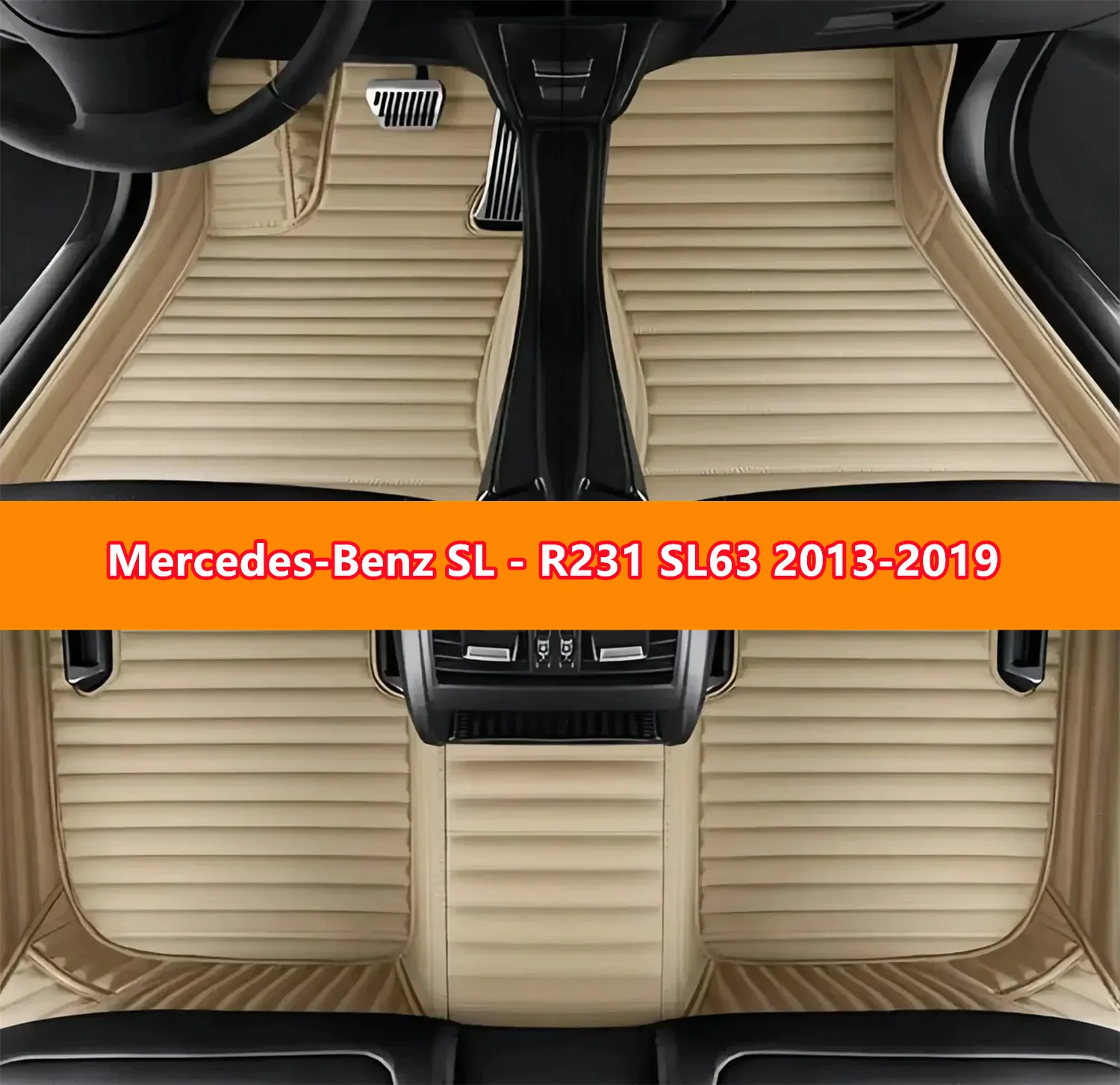 Автомобильные коврики для Mercedes-Benz SL-R231 SL63 2013-2019, кожаные коврики для автомобилей, аксессуары для ковров
Автомобильные коврики для Mercedes-Benz SL-R231 SL63 2013-2019, кожаные коврики для автомобилей, аксессуары для ковров