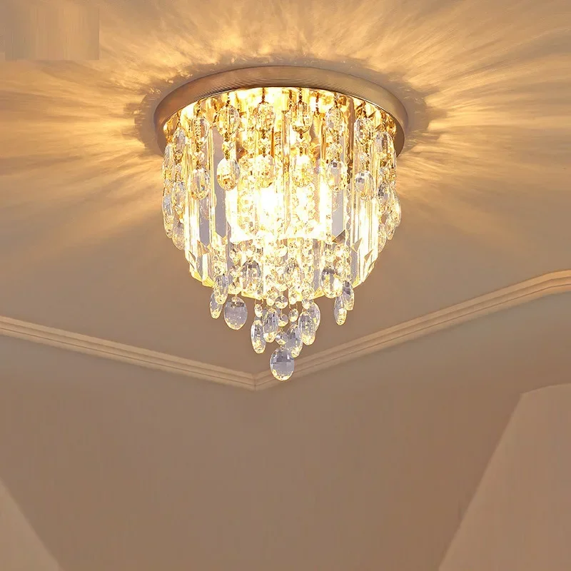 GHEUVNJ Light luxury modern crystal ceiling light, corridor, dressing room, creative and personalized entrance, foyer, small ce
GHEUVNJ Light luxury modern crystal ceiling light, corridor, dressing room, creative and personalized entrance, foyer, small ce