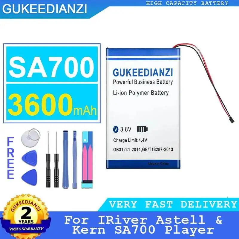 For Iriver Astell & Kern SA700 Player Battery Long Lasting 3600Mah
For Iriver Astell & Kern SA700 Player Battery Long Lasting 3600Mah