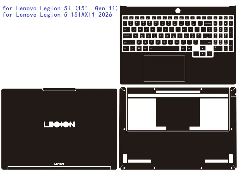 for Lenovo Legion 5i (15", Gen 11) 2026 Legion 5 15IAX11 15 15.3 inch Pre Cut Laptop Vinyl Decal Cover Sticker Skin Protector
for Lenovo Legion 5i (15", Gen 11) 2026 Legion 5 15IAX11 15 15.3 inch Pre Cut Laptop Vinyl Decal Cover Sticker Skin Protector