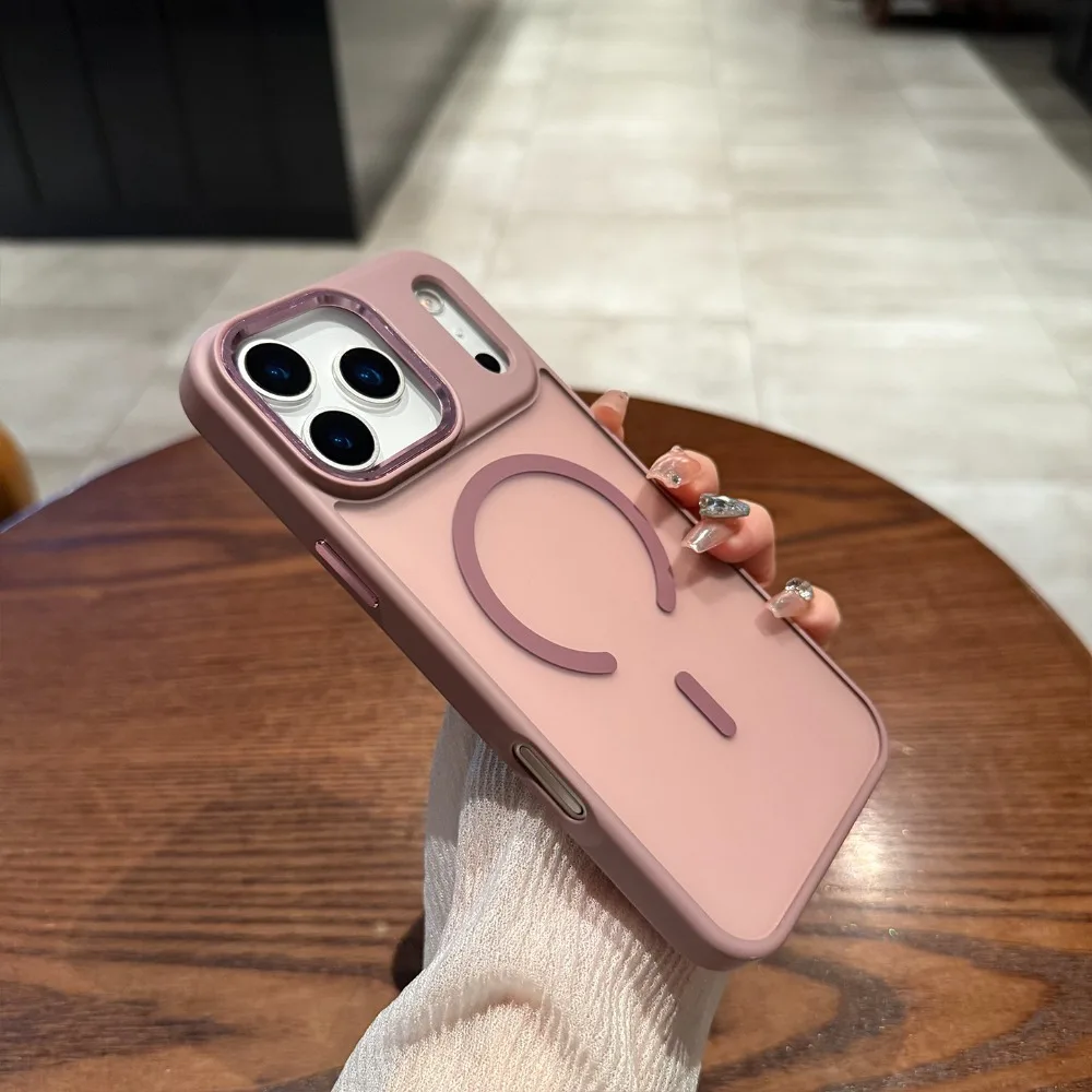 For iPhone 17 Pro Max Case Matte Skin-Feel Anti-Fingerprint Metal Lens Magnetic Large Cutout Compatible with iPhone 16 15 14 13
For iPhone 17 Pro Max Case Matte Skin-Feel Anti-Fingerprint Metal Lens Magnetic Large Cutout Compatible with iPhone 16 15 14 13