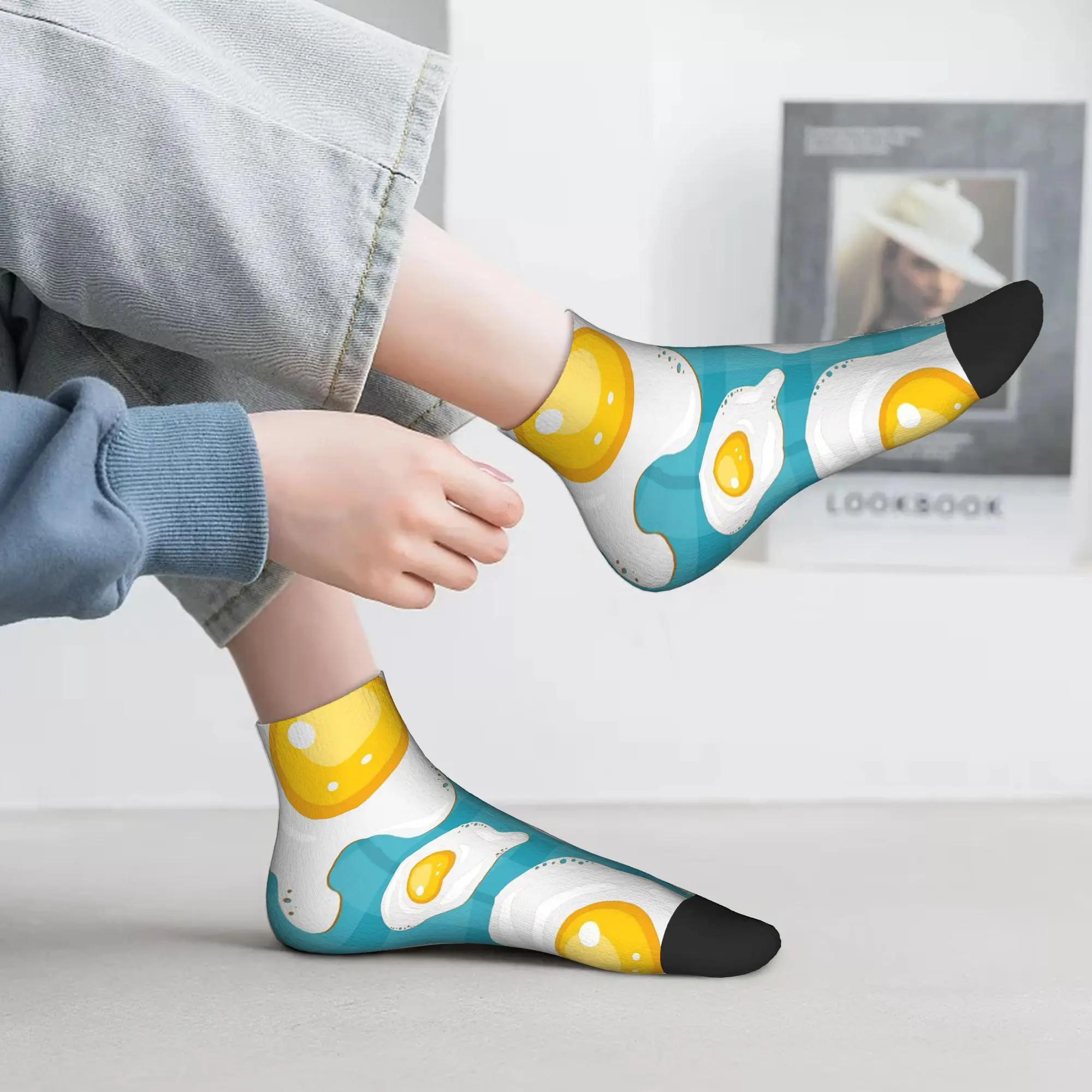 All Seasons Kawaii Fried Egg Socks Harajuku Sweat Absorbing Sport Middle Tube Socks Soft Fashion Stockings for Men Women Gifts
All Seasons Kawaii Fried Egg Socks Harajuku Sweat Absorbing Sport Middle Tube Socks Soft Fashion Stockings for Men Women Gifts