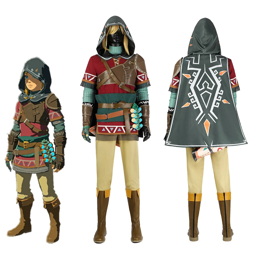 Game Link Cosplay Hylian Tunic Armor Costume For Men Fantasia Battle Uniform Full Set Halloween Carnival Party Disguise Suit
Game Link Cosplay Hylian Tunic Armor Costume For Men Fantasia Battle Uniform Full Set Halloween Carnival Party Disguise Suit