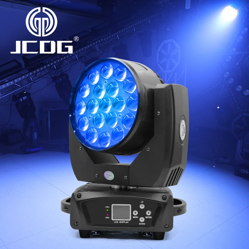 JCDG Professional 19x15W RGBW LED Wash Zoom Moving Head Lights DMX Program Stage Lighting For DJ Disco Party Stage Projector
JCDG Professional 19x15W RGBW LED Wash Zoom Moving Head Lights DMX Program Stage Lighting For DJ Disco Party Stage Projector