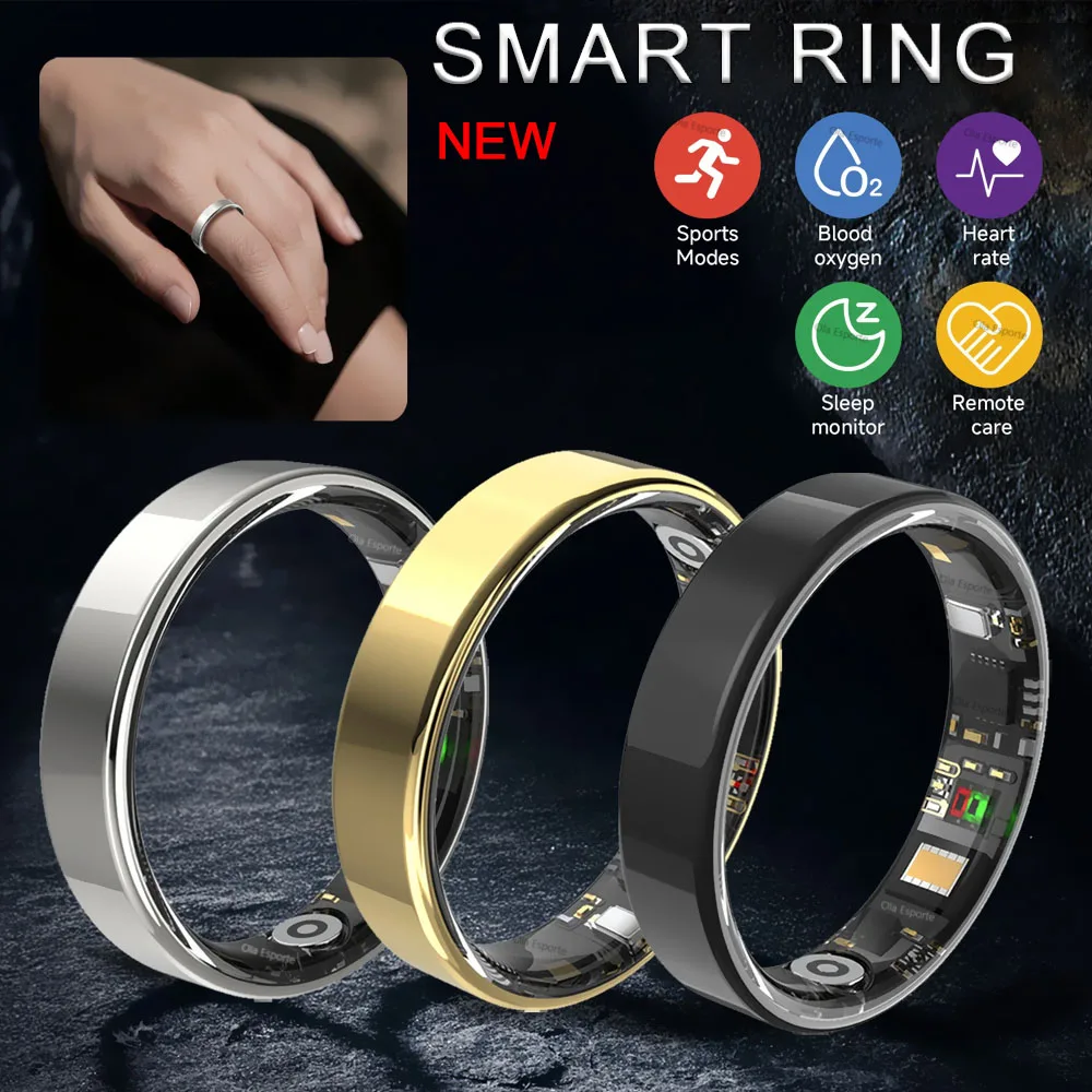 New Smart Ring Bluetooth 2025 Waterproof Lightweight Heart Rate Blood Oxgyen Sleep Monitoring Fitness Smartring Men Women Gifts
New Smart Ring Bluetooth 2025 Waterproof Lightweight Heart Rate Blood Oxgyen Sleep Monitoring Fitness Smartring Men Women Gifts