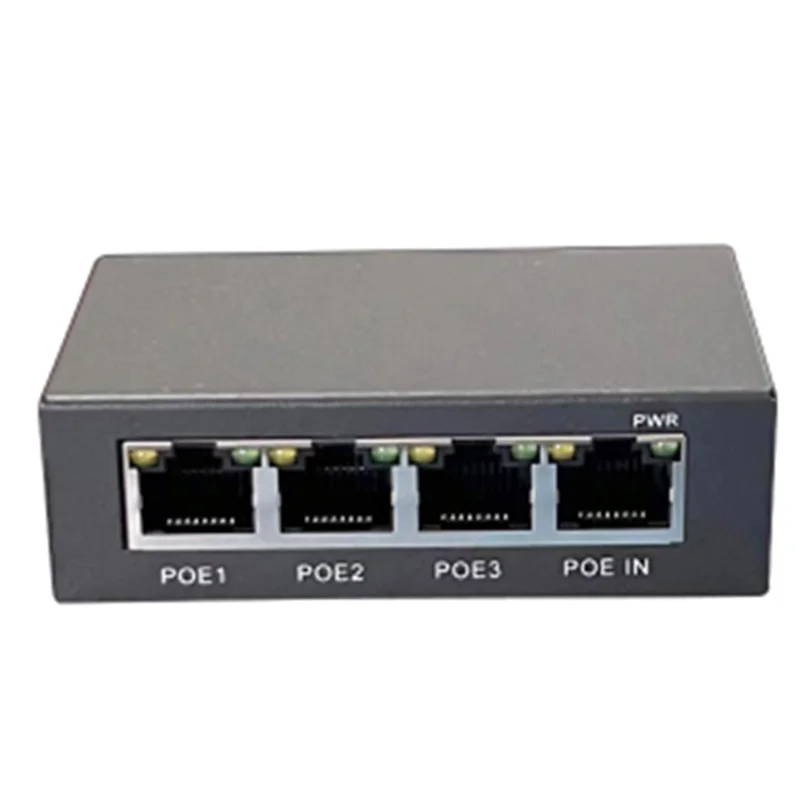 4 Ports Full Gigabit Poe Extender/Repeater 100/1000M Network Switch Extender For Poe Switch NVR IP Camera AP-AAAE
4 Ports Full Gigabit Poe Extender/Repeater 100/1000M Network Switch Extender For Poe Switch NVR IP Camera AP-AAAE