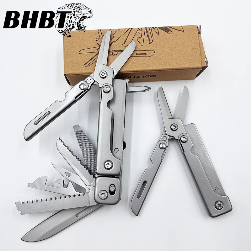 BHBT 14 In 1 Folding Multitool Outdoor Camping Survival EDC Portable Multi-functional Tools Multi Tool with Detachable Scissors
BHBT 14 In 1 Folding Multitool Outdoor Camping Survival EDC Portable Multi-functional Tools Multi Tool with Detachable Scissors