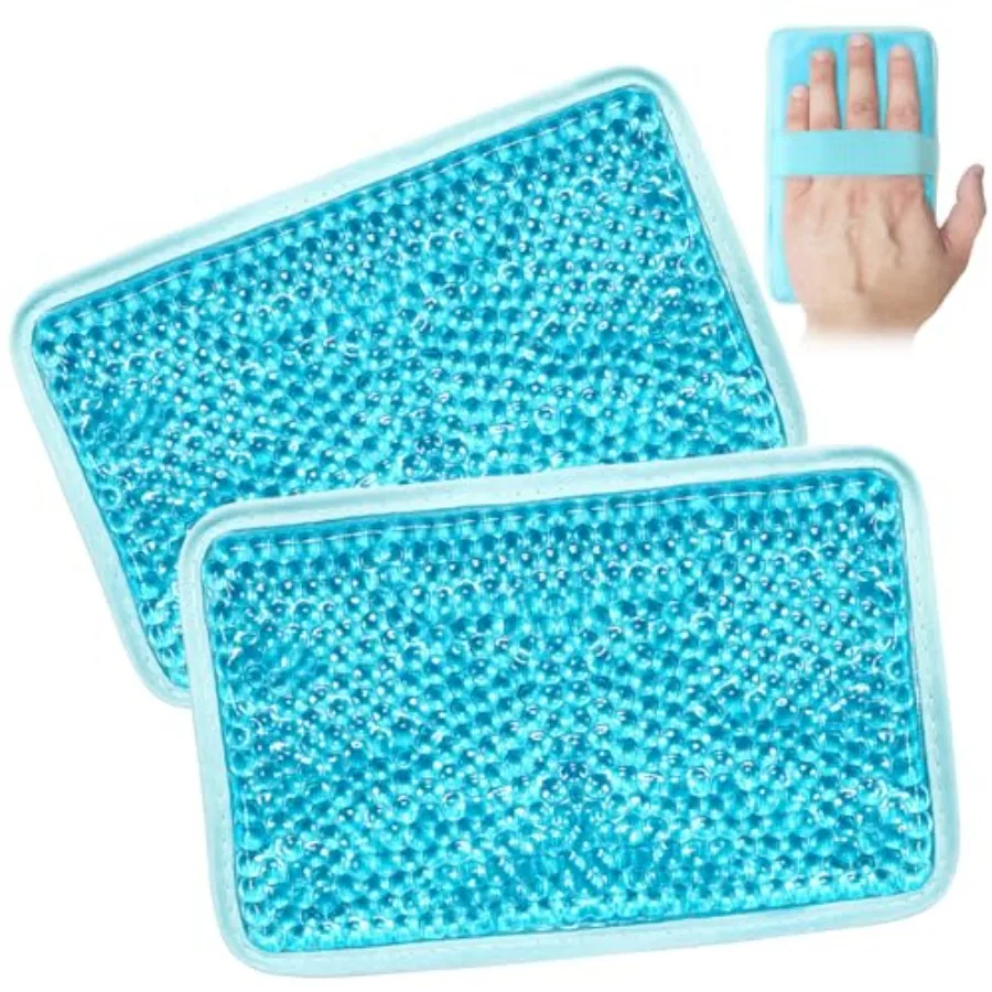 Gel Ice Pack Ice Bag with Strap-Reusable Hot and Cold Pack Compress Therapy for Pain, Swelling, Injuries of Knee, Shoulder, Fee
Gel Ice Pack Ice Bag with Strap-Reusable Hot and Cold Pack Compress Therapy for Pain, Swelling, Injuries of Knee, Shoulder, Fee