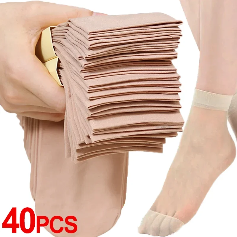 2/40pcs Transparent Summer Socks for Women Ultrathin Nylon Ladies Female Girls Short Ankle Elastic Crystal Silky Invisible Socks
2/40pcs Transparent Summer Socks for Women Ultrathin Nylon Ladies Female Girls Short Ankle Elastic Crystal Silky Invisible Socks
