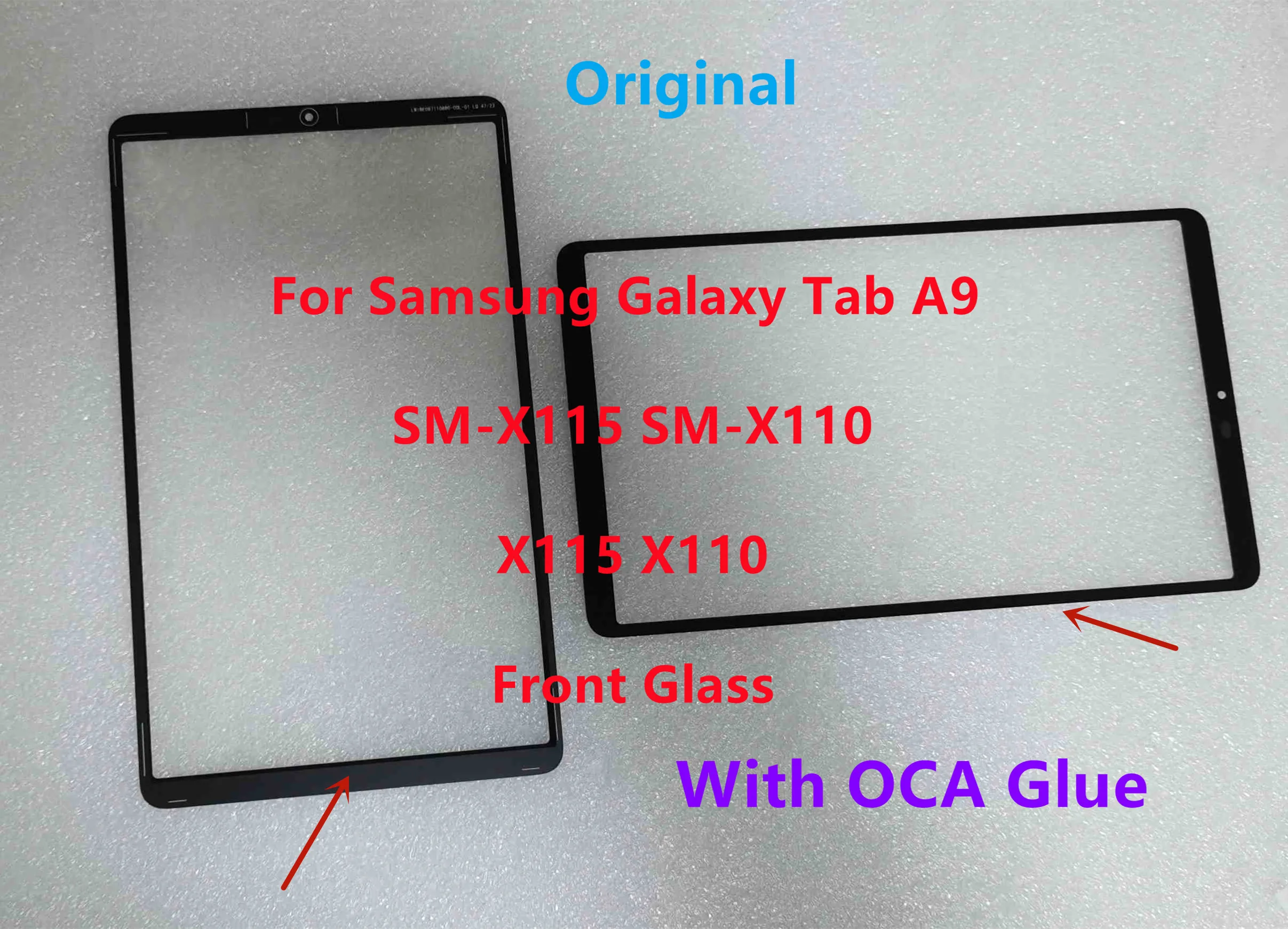 AAAAA New 8.7 Inch For Samsung Galaxy Tab A9 X115 X110 SM-X110 SM-X115 Front Glass Touch Screen Panel + With OCA Glue Tested
AAAAA New 8.7 Inch For Samsung Galaxy Tab A9 X115 X110 SM-X110 SM-X115 Front Glass Touch Screen Panel + With OCA Glue Tested