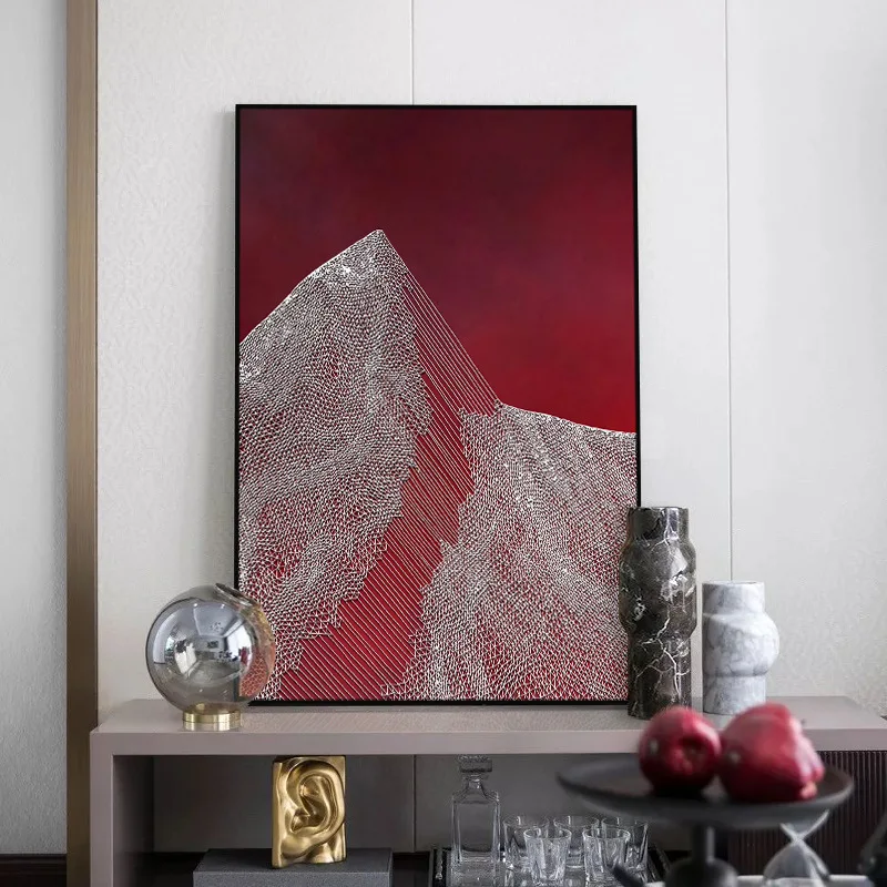 Трехмерная абстрактная современная текстура, рельефная линия, украшение для гостиной, коридора, модель комнаты, отеля, подвесные картины
Трехмерная абстрактная современная текстура, рельефная линия, украшение для гостиной, коридора, модель комнаты, отеля, подвесные картины