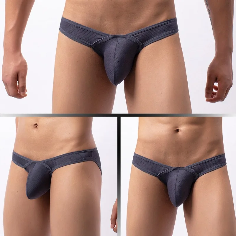 Men's Sexy Low-rise Bulge Pouch Underwear Hollow Mesh Breathable Bikini Briefs Male Enhanced Lingerie Underpant Slips Hombre
Men's Sexy Low-rise Bulge Pouch Underwear Hollow Mesh Breathable Bikini Briefs Male Enhanced Lingerie Underpant Slips Hombre